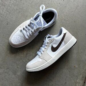 Jordan 1 Retro Low Golf Light Orewood Elephant DD9315-116 Men's 12 Sneakers